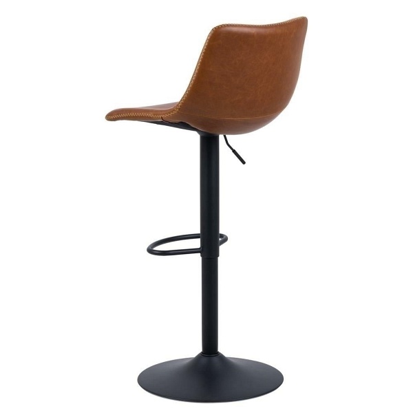 Stołek barowy Oregon high PU brandy - ACTONA